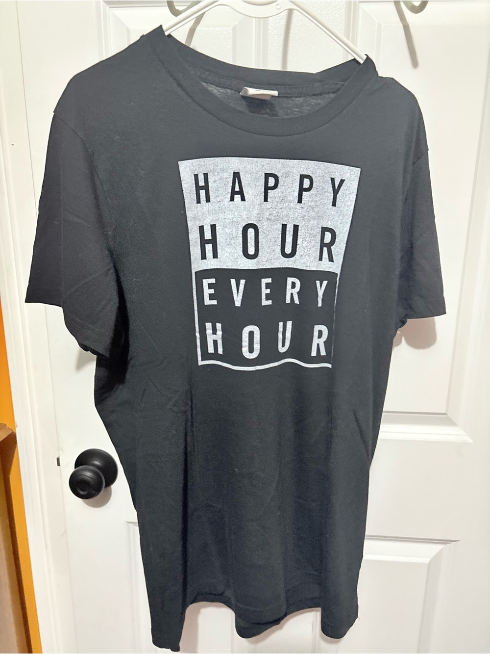 Abercrombie & Fitch Black Graphic Tee - Silver Print